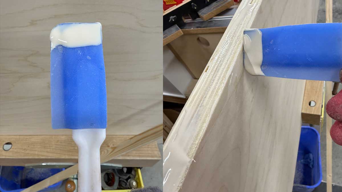 How to Spread Wood Glue with a Dollar Store Spatula (Easy Glue Hack)