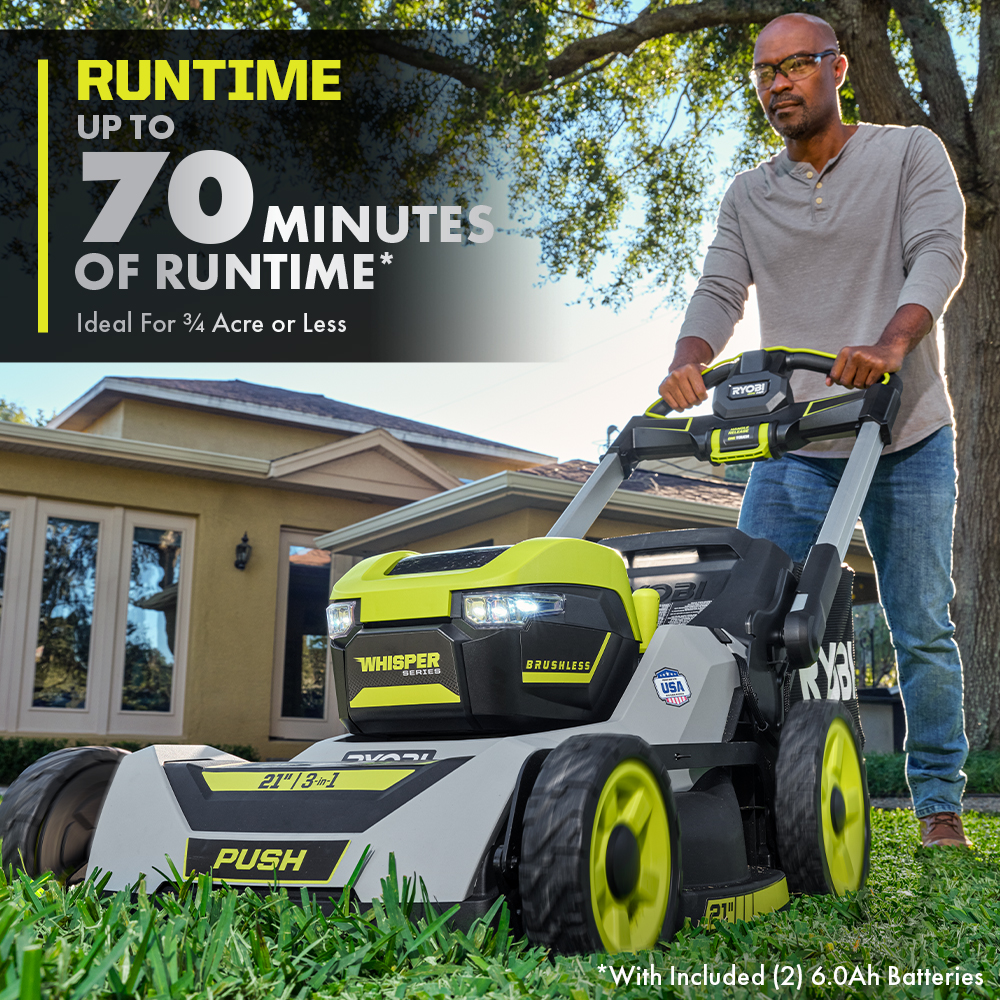Ryobi 40V HP Whisper Series 21" Mower